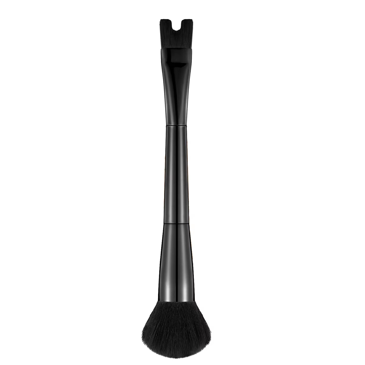 Nose Contour U-Shaped Makeup Brush for Sculpting and Defining Double Head Foundation Highlighter Brush Nose Shadow Brush